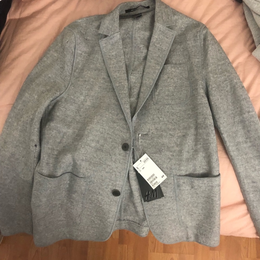 H&M Fleece Blazer Coat